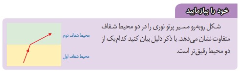 خود را بیازمایید صفحه 138 علوم هشتم
