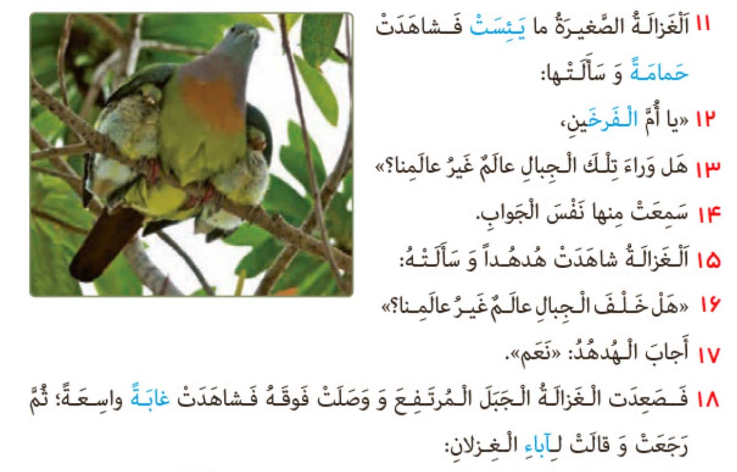گام به گام درس هفتم 7 عربی هشتم